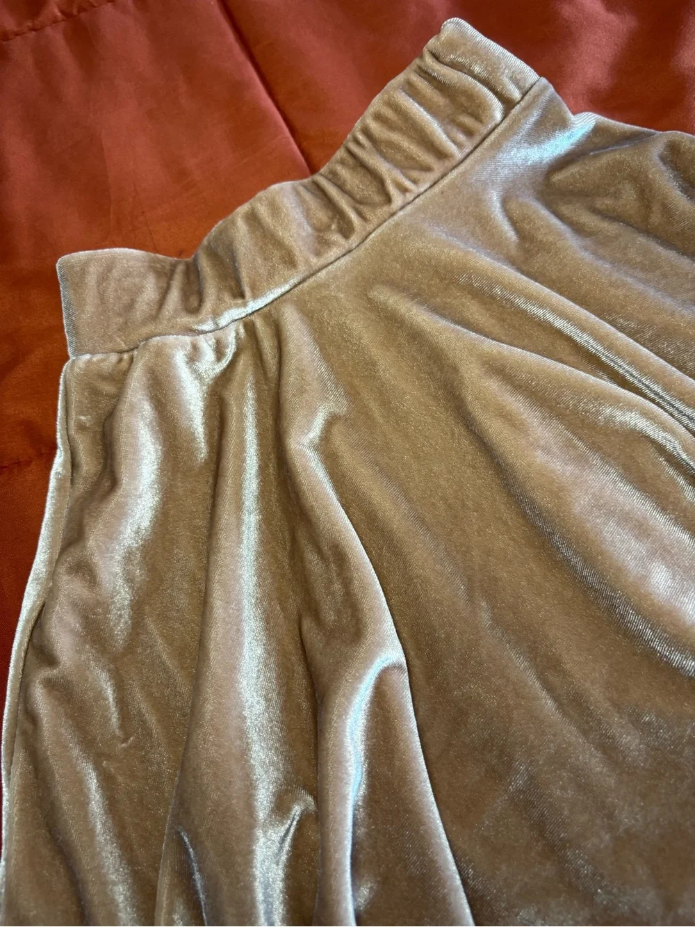 Cute girls velvet special occasion skater skirt style